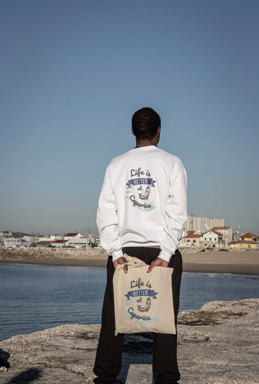 Saco La vida es mejor en Caparica