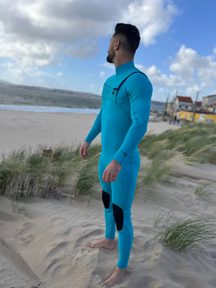 V LAND V2 Fato Neoprene 4/3mm Yamamoto Sky Blue
