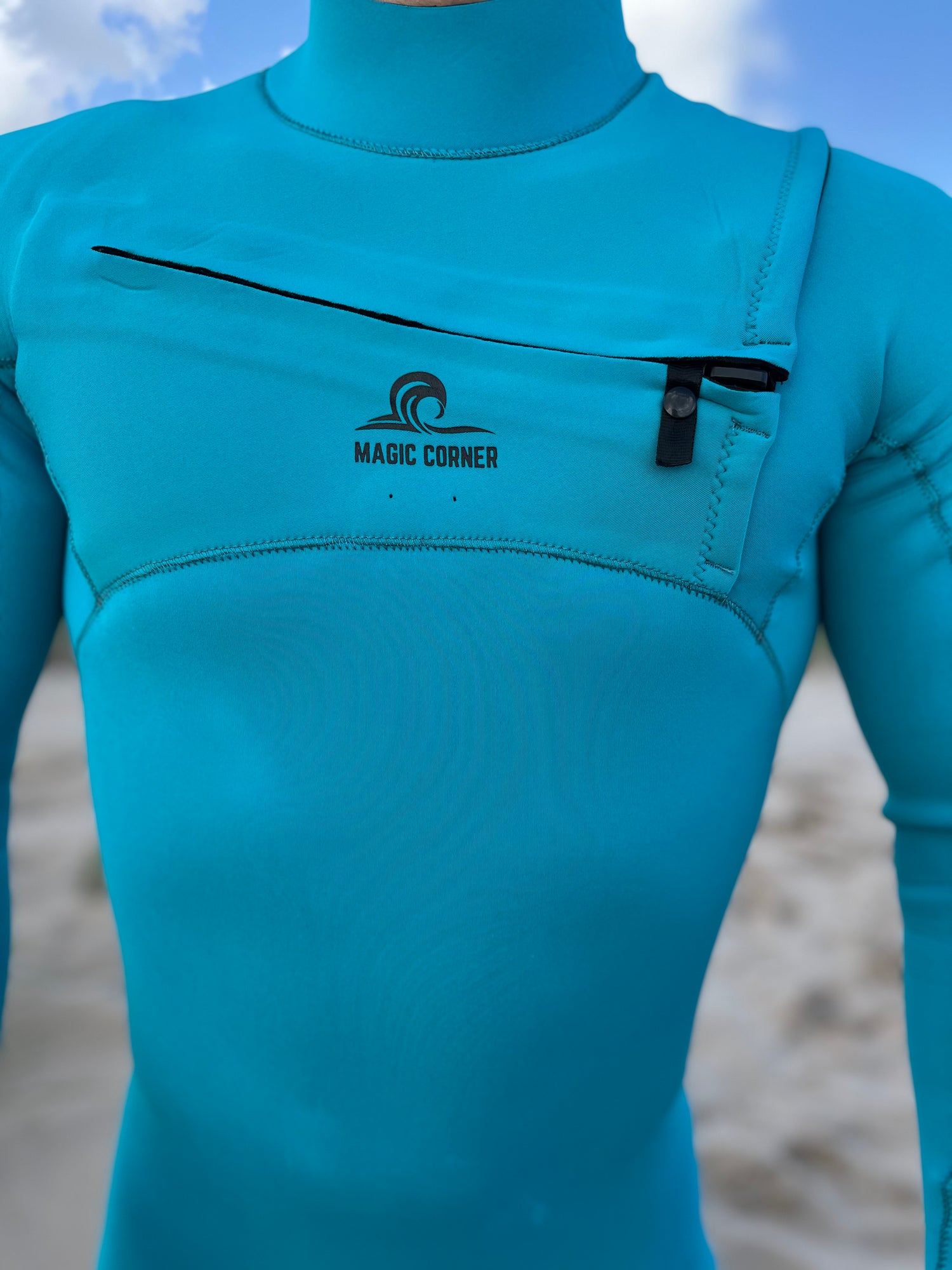 V LAND V2 Fato Neoprene 4/3mm Yamamoto Sky Blue