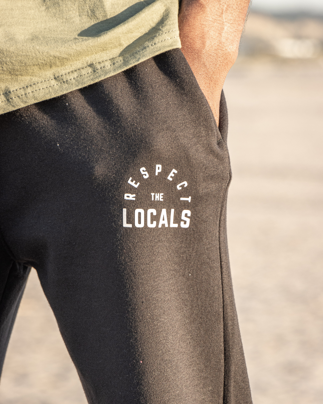 Joggers Respect the locals