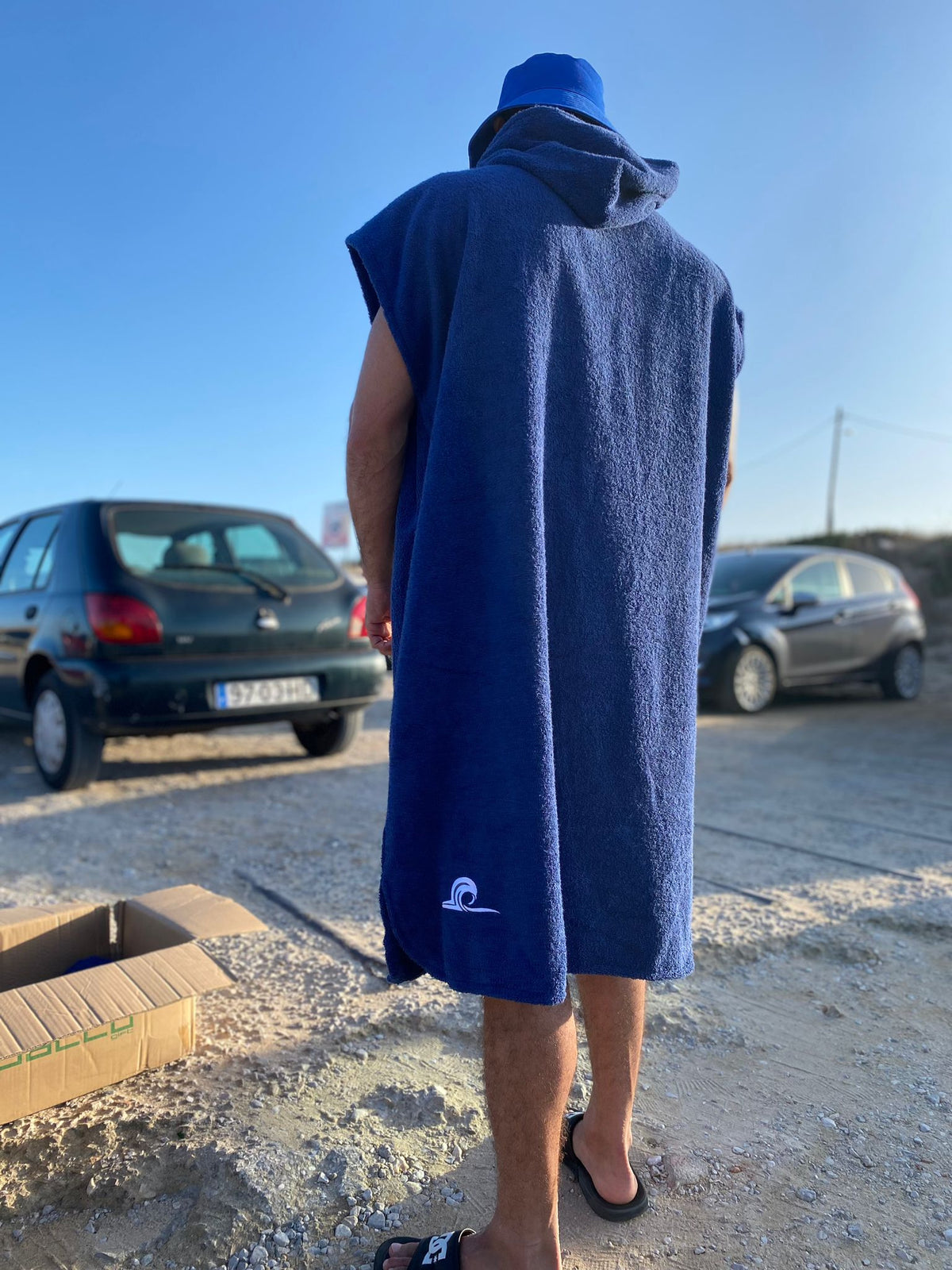 Poncho Corner Blue