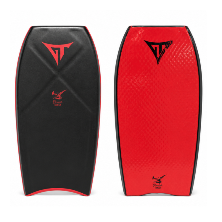 Prancha GT Boards DFX Daniel Fonseca Preto/Vermelho, deck e fundo