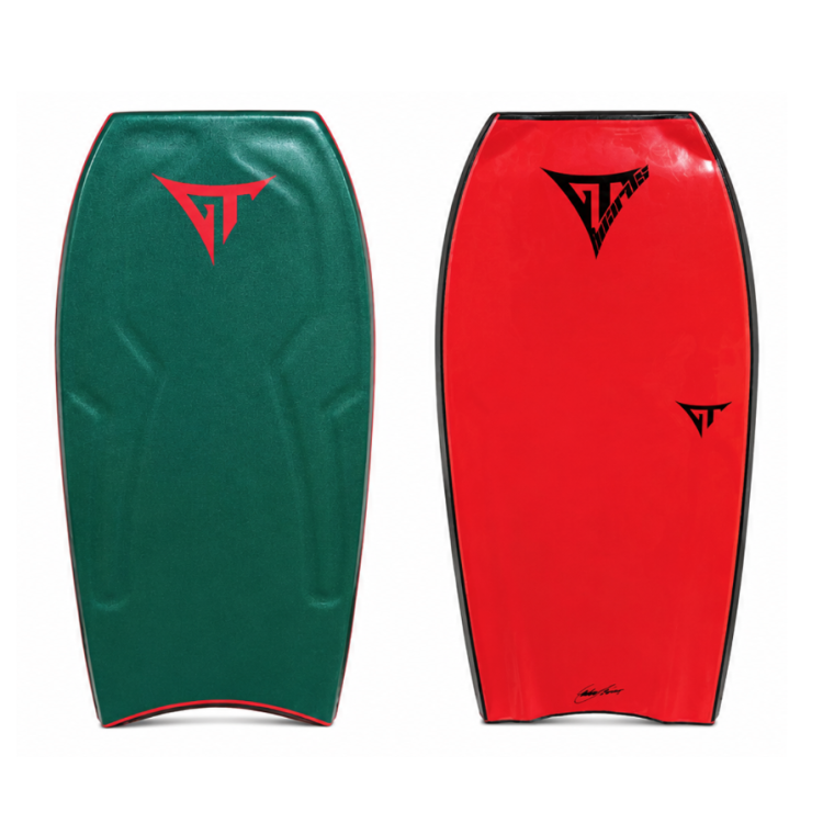 Prancha GT Boards Mega-T Mallard Verde/Vermelho, deck e fundo